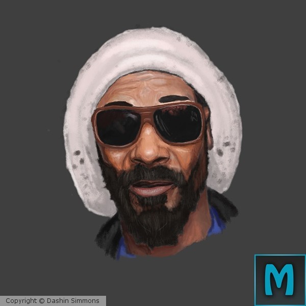 Snoop Dogg digital painting