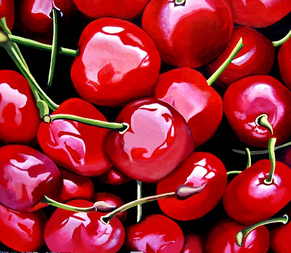 Cherry closeup.