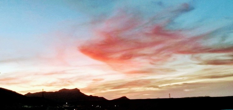 Karen Muro pretty pink sky