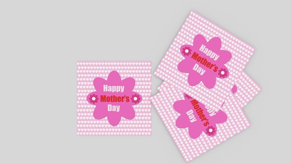 Mother's Day Flower Badge