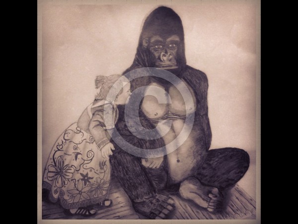 Black n white pencil drawings