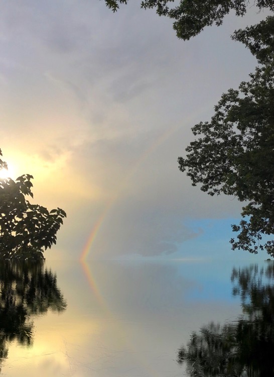 Rainbow into Water