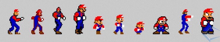 Mario in 10 styles