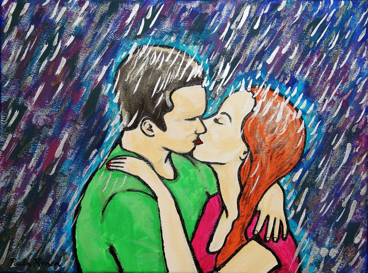 kissing