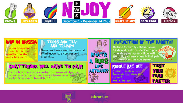 newsjoy homepage