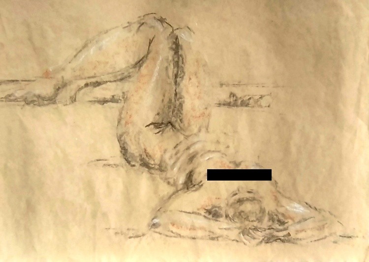 Leigh Cropped on Back Sketch