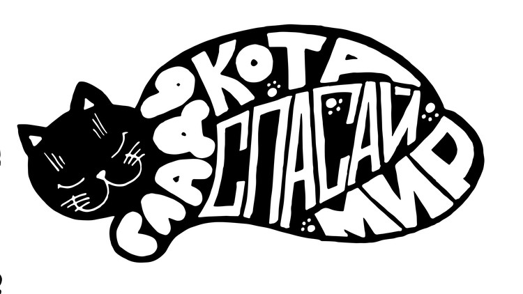 lettering in a cat