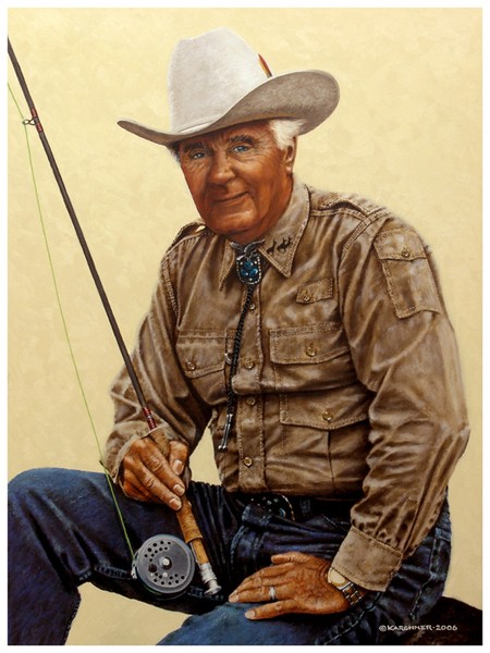 COWBOY ON THE RIVER