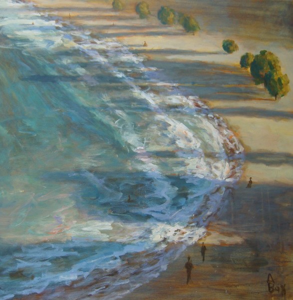Shadowy beach