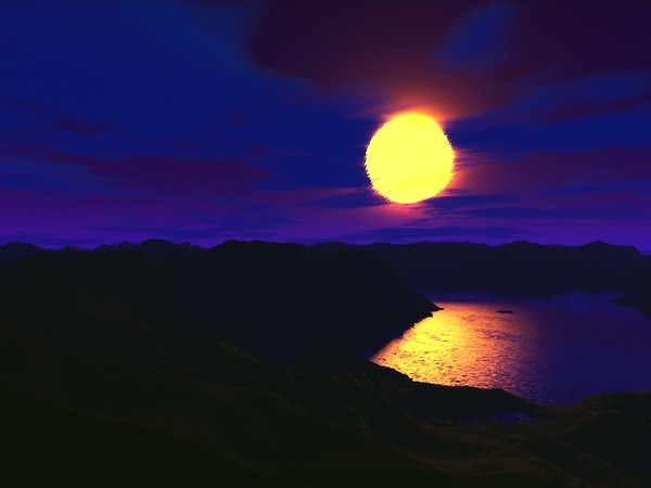 Midnight sun