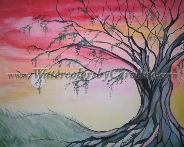 Stained Glass Tree