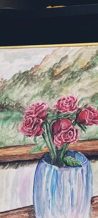 Flowers and the Austrian Alps