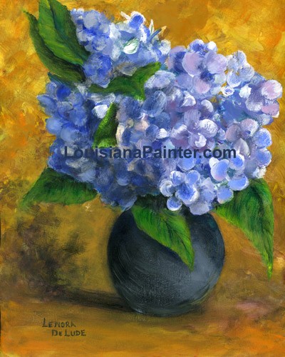 Hydrangeas that Threaten to Tip the Vase