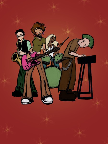Rockin Out Illustration