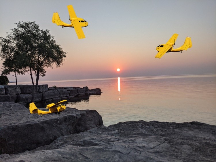 5am sunrise on Lake Ontario