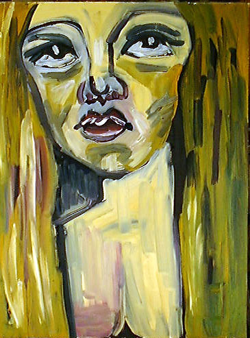 yellow portrait