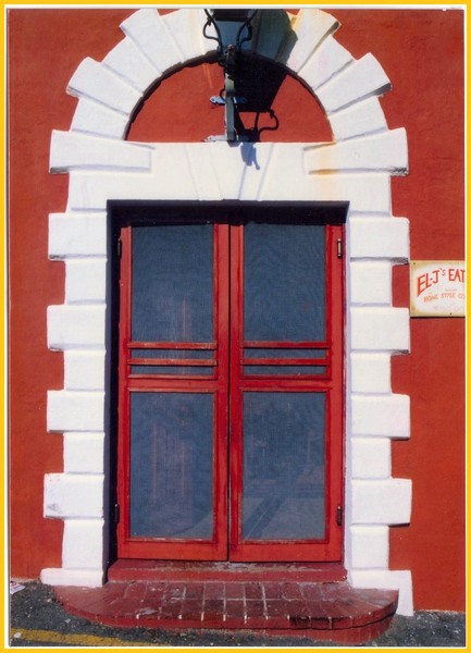 The Brown & White Door