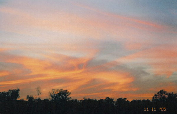 Burning sky