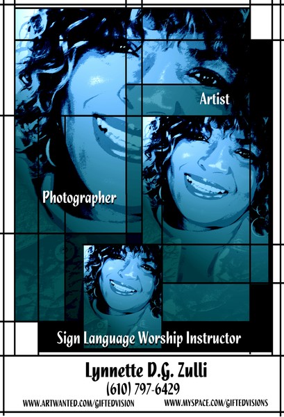 New Business Card Sign Language 