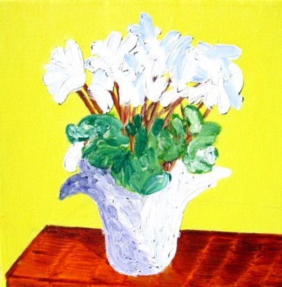Flowers with Yellow Background