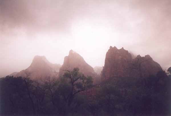 Zion National Park - Three Patriarchs