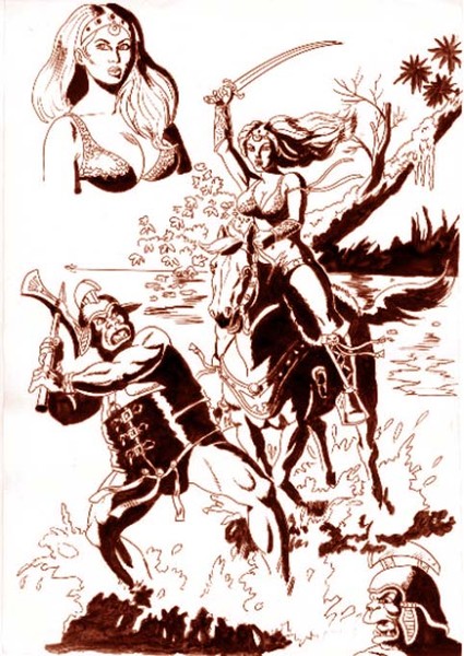 Woman fighter