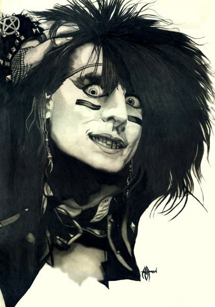 Nikki Sixx portrait
