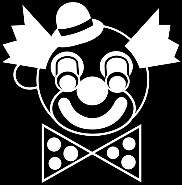 Clowns Eyes black background Whimsical Eyes