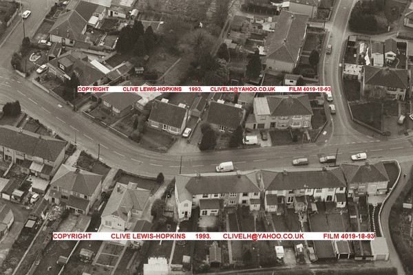 Aerial  photo Spring Hill,  near top, Kingswood.