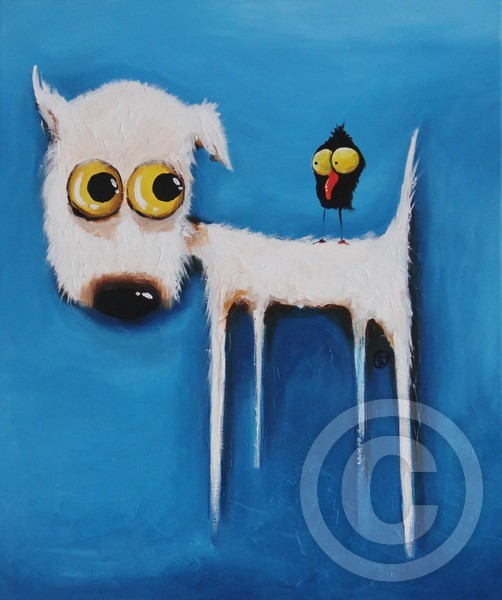 The dog & the crow