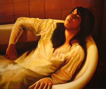 Lauren in Tub