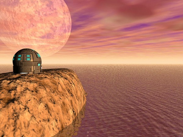 The lighthouse at the end of the universe