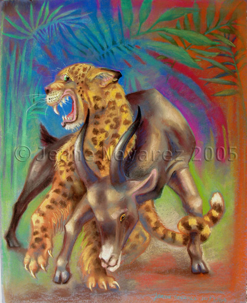Leopard Goat Tangle