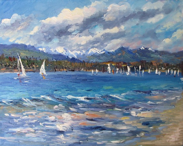 A view from Comox on Vancouver Island