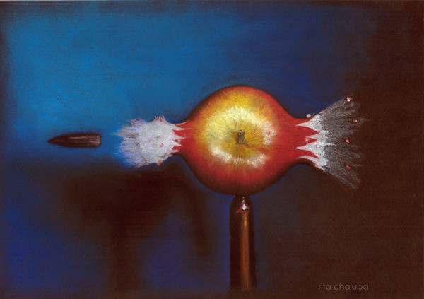 bullet through apple