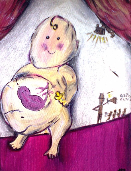 Pregnant baby