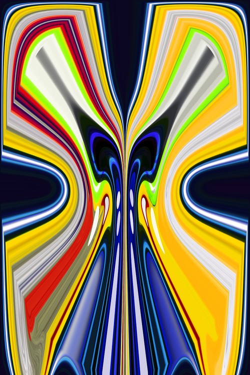 Cosmic butterfly 