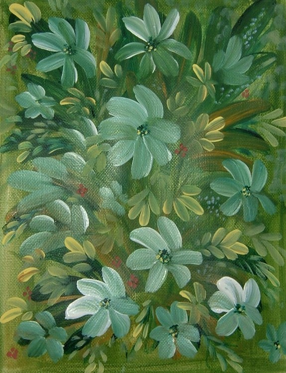 acrylic floral