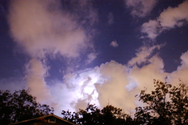 Lightning at my house