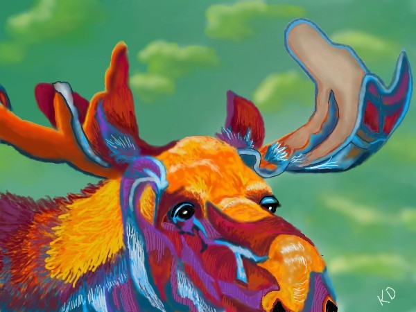 Neon Bullwinkle