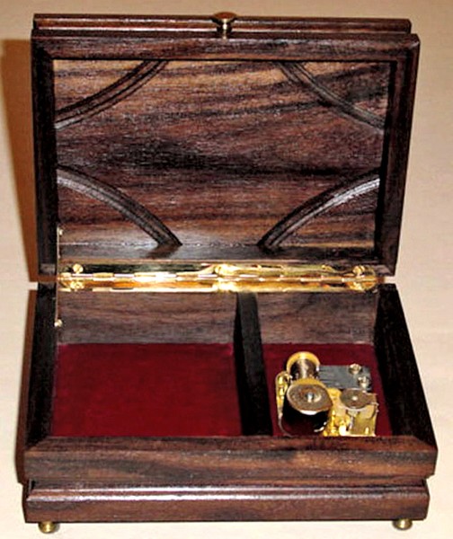 Indonesian Rosewood Musical Keepsake Box