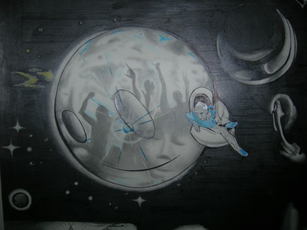 Moon from Galaxy thoughts