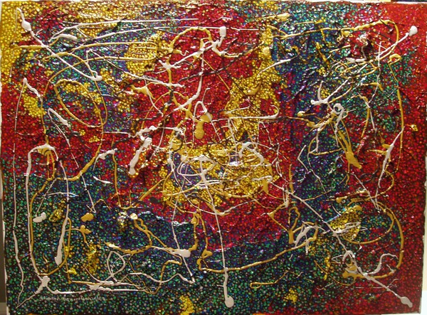 3-D Metallic Abstract