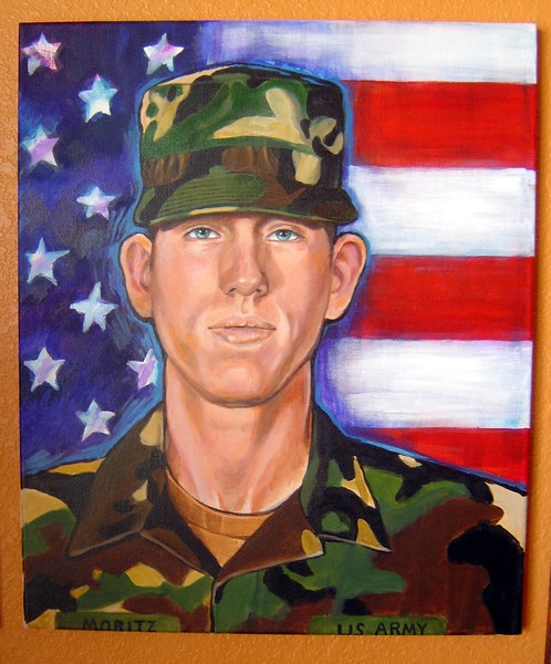 John in uniform