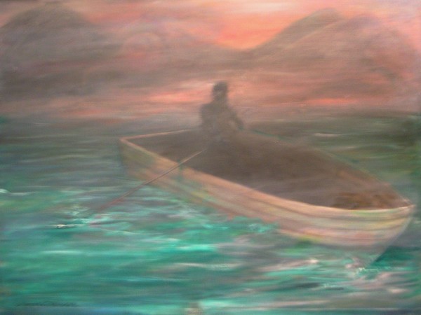 man in the boat