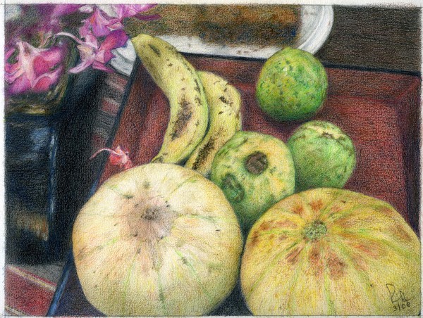 Orchids & Fruit