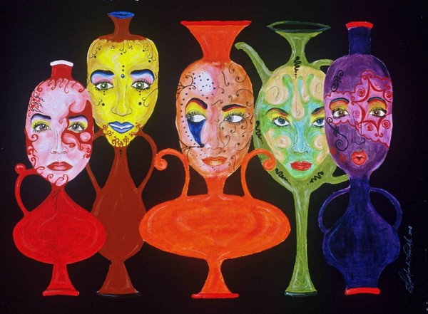 Vases with Faces
