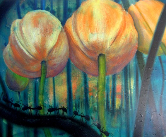 Tulips and ants