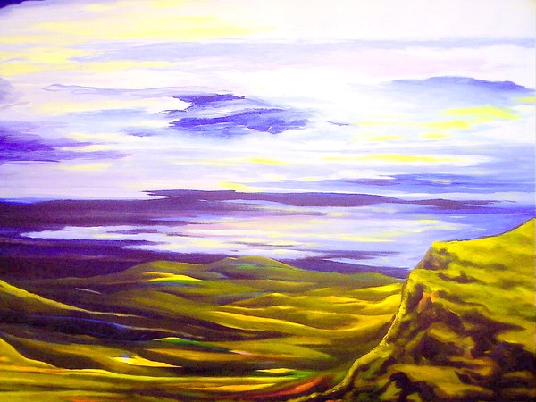 View down to the Sea