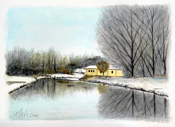 Winter in the river